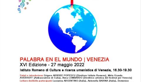 Scopri di più sull'articolo Argentino e Cruciani a Palabra en el mundo – 27 maggio, Venezia