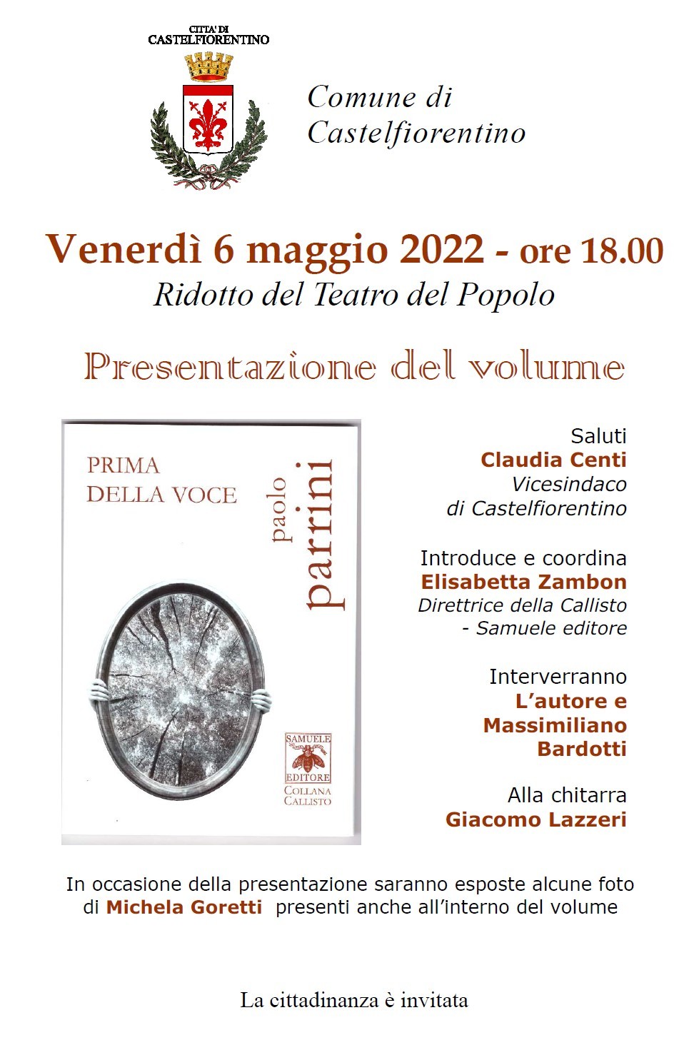 Scopri di più sull'articolo Prima della voce a Castelfiorentino – 6 maggio