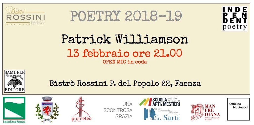 Al momento stai visualizzando Poetry: Patrick Williamson