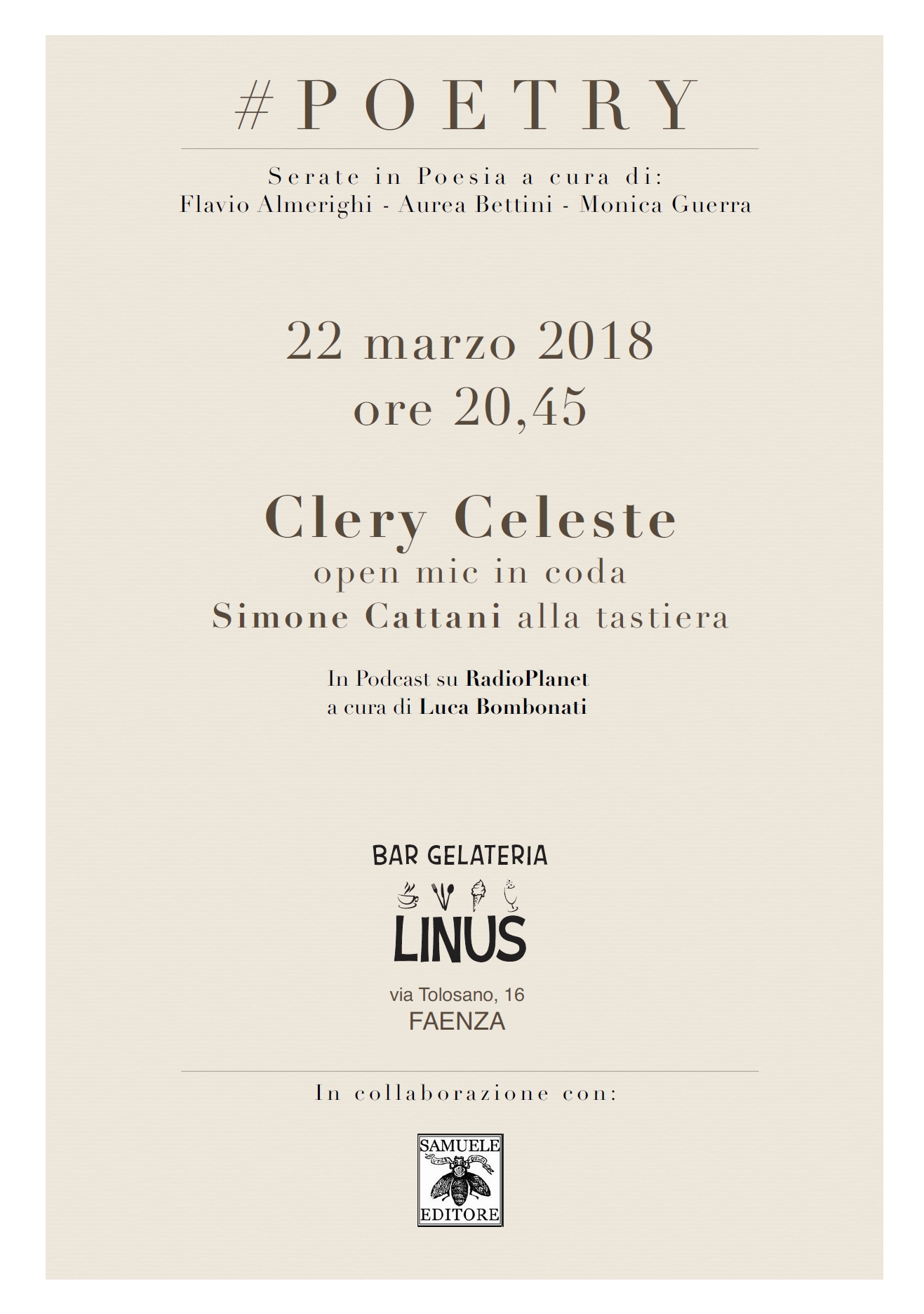 Al momento stai visualizzando #Poetry – 22 marzo