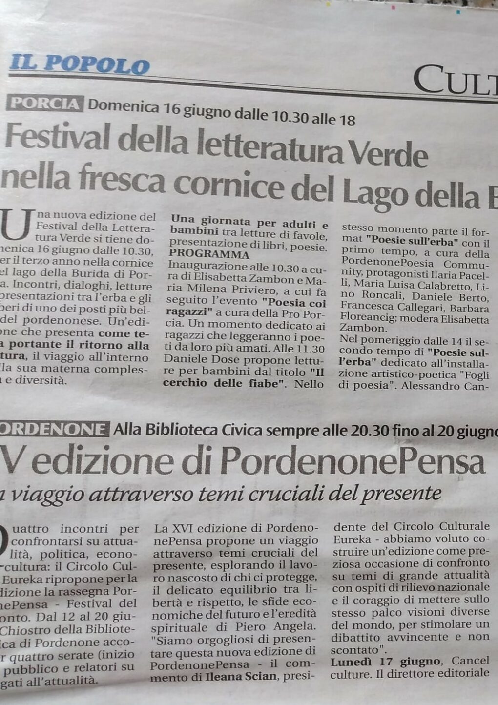 Scopri di più sull'articolo da Il Popolo del 14 giugno