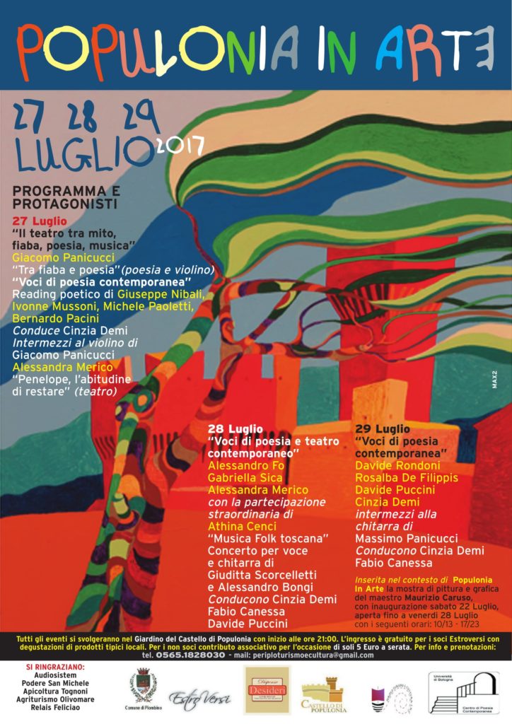 Scopri di più sull'articolo Michele Paoletti a Populonia in arte 2017 – 27 luglio, Populonia