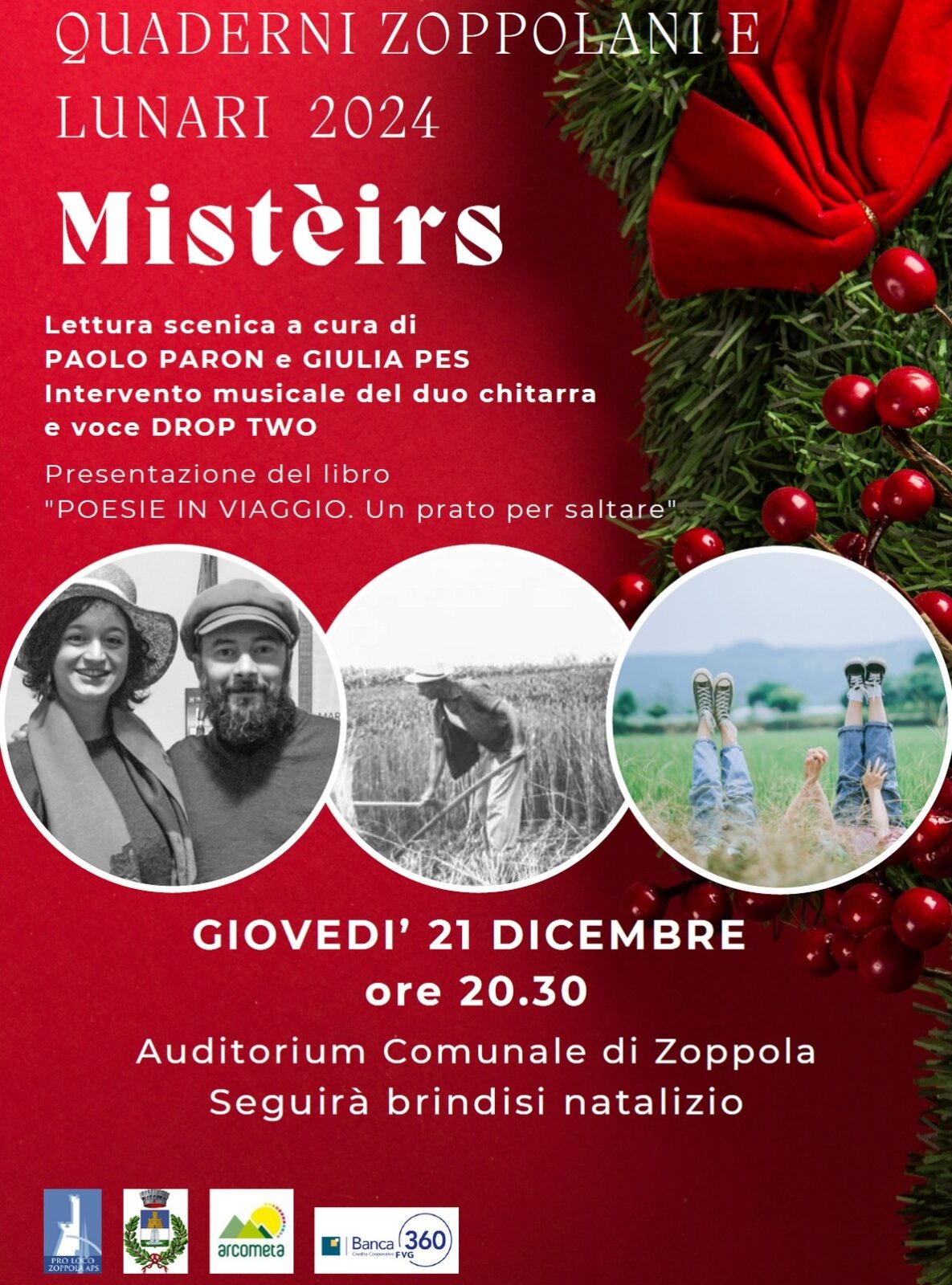 Al momento stai visualizzando Poesie in viaggio a Zoppola – 21 dicembre