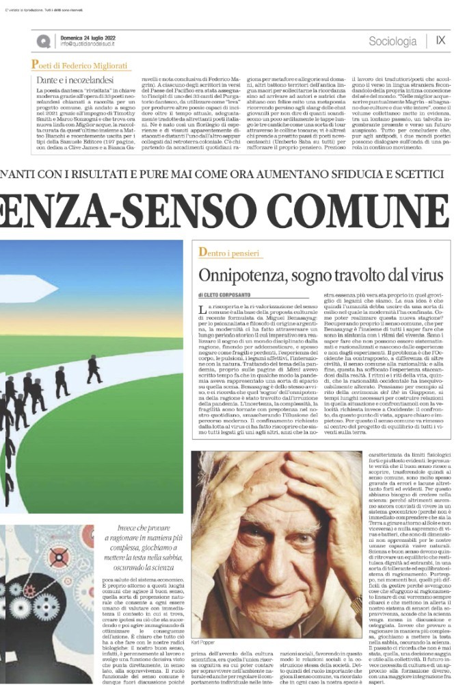 Scopri di più sull'articolo Miglior acque su Il Quotidiano del Sud – 24 luglio