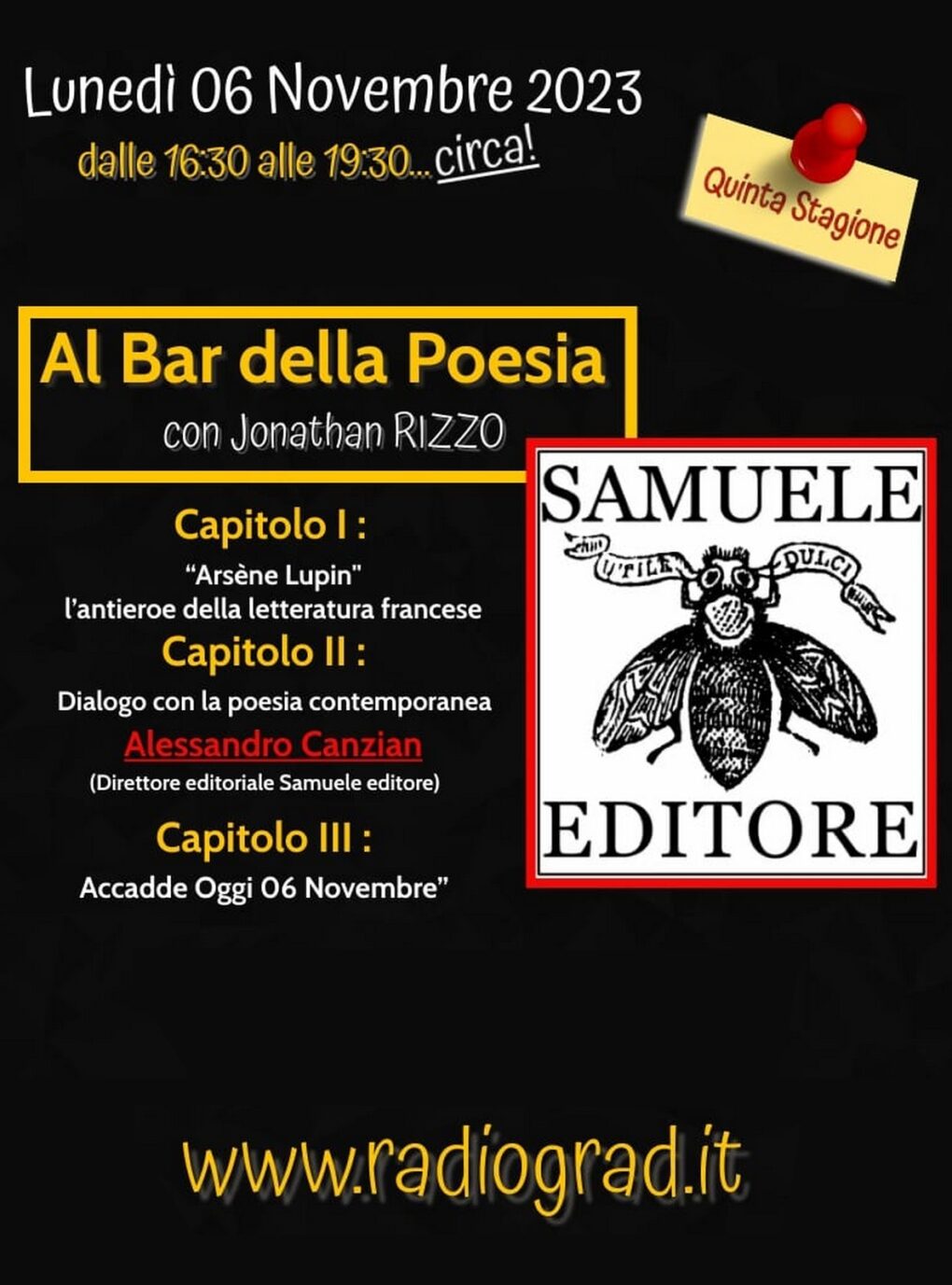 Scopri di più sull'articolo Al Bar della Poesia – 6 novembre