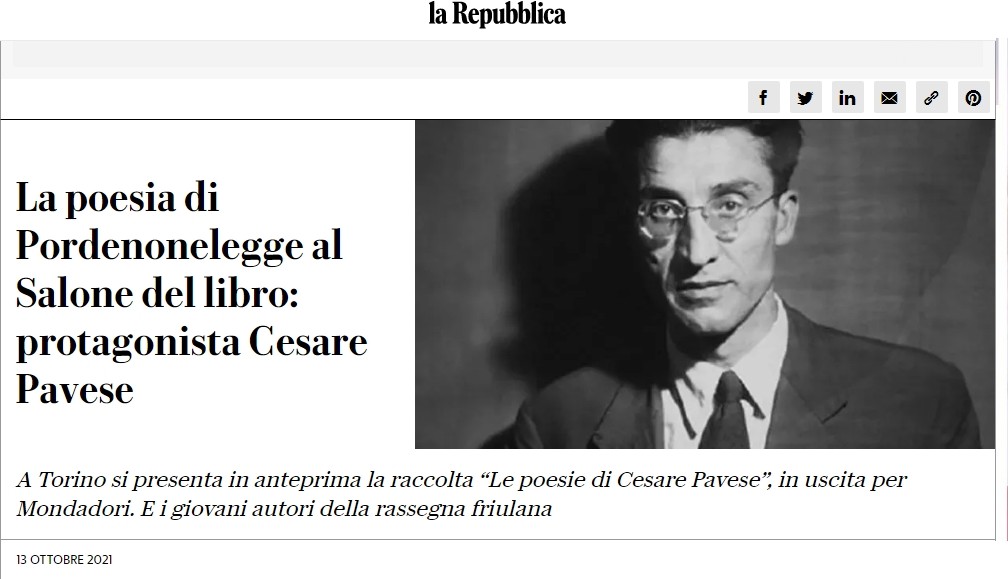 Scopri di più sull'articolo da La repubblica del 13 ottobre