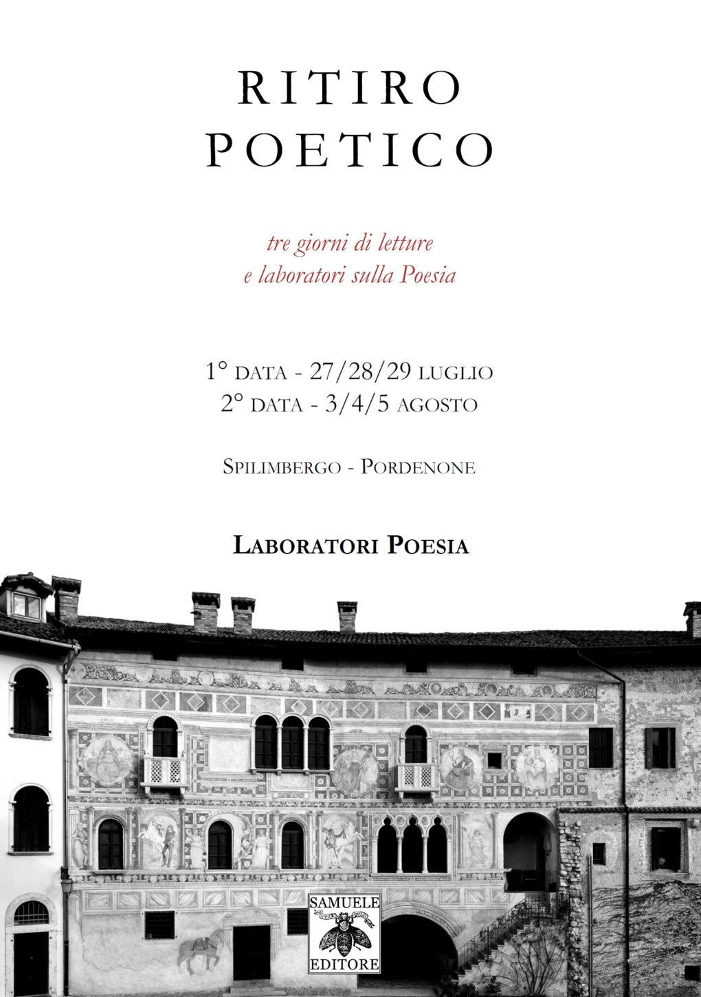 Scopri di più sull'articolo Ritiro Poetico a Spilimbergo – Pordenone