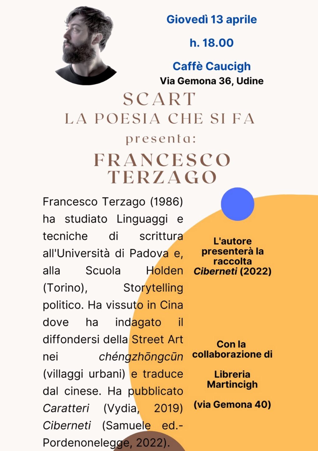 Scopri di più sull'articolo Ciberneti a Udine – 13 aprile