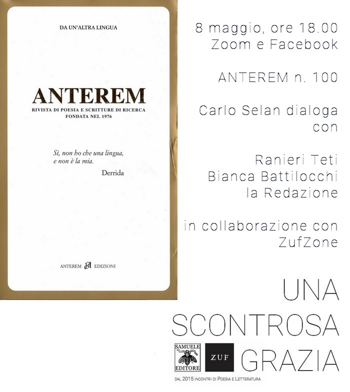 Scopri di più sull'articolo Una Scontrosa Grazia: Anterem n. 100 – video