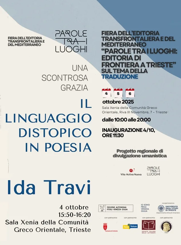 Scopri di più sull'articolo Una Scontrosa Grazia alla Fiera dell’Editoria Transfrontaliera e del Mediterraneo – 4 ottobre