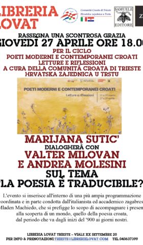 Scopri di più sull'articolo Poeti moderni e contemporanei croati & Una Scontrosa Grazia .2