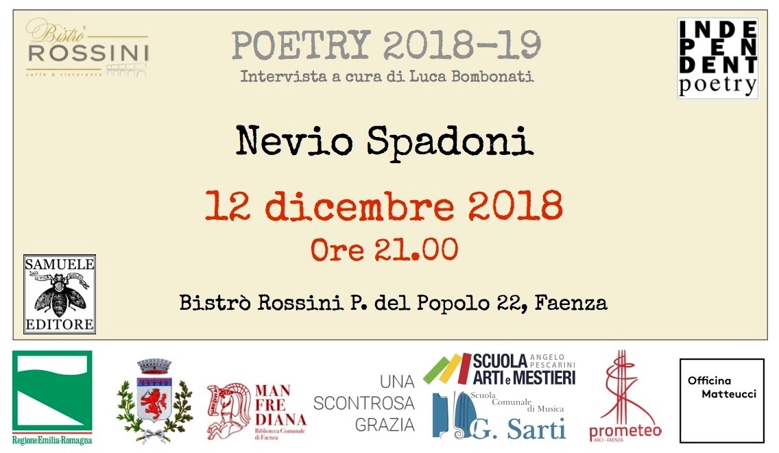 Al momento stai visualizzando Poetry: Nevio Spadoni – 12 dicembre