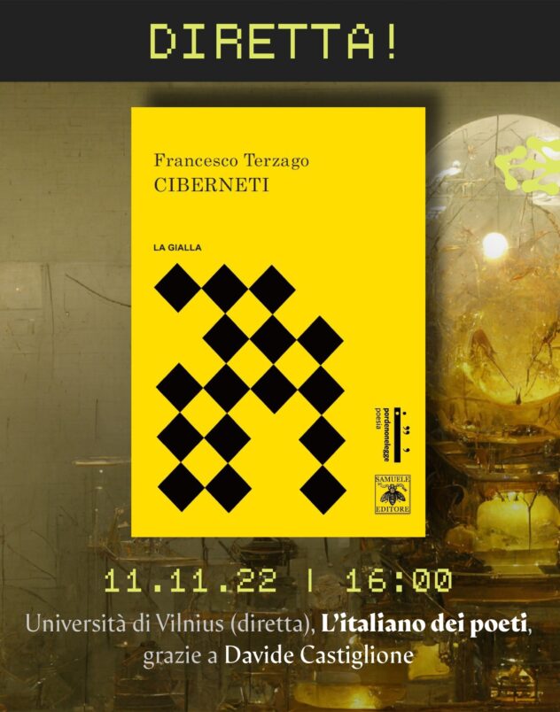 Scopri di più sull'articolo L’italiano dei poeti: incontro con Francesco Terzago – 11 novembre