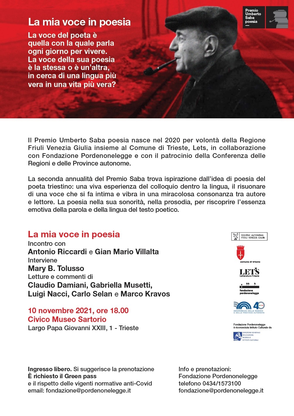Al momento stai visualizzando Gabriella Musetti a La mia voce in Poesia – Trieste, 10 novembre