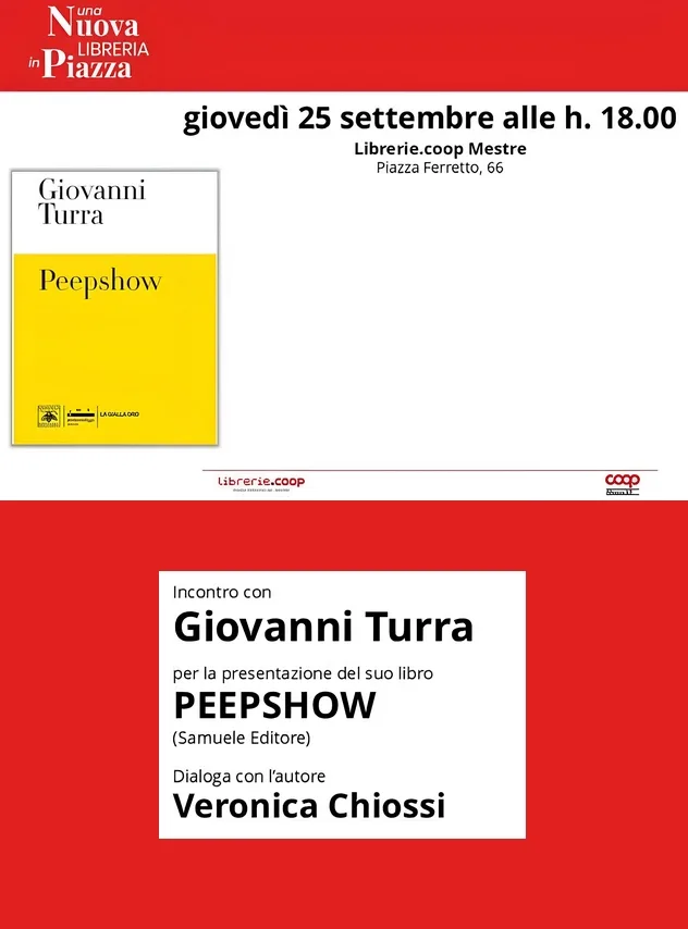 Scopri di più sull'articolo Peepshow a Mestre – 25 settembre