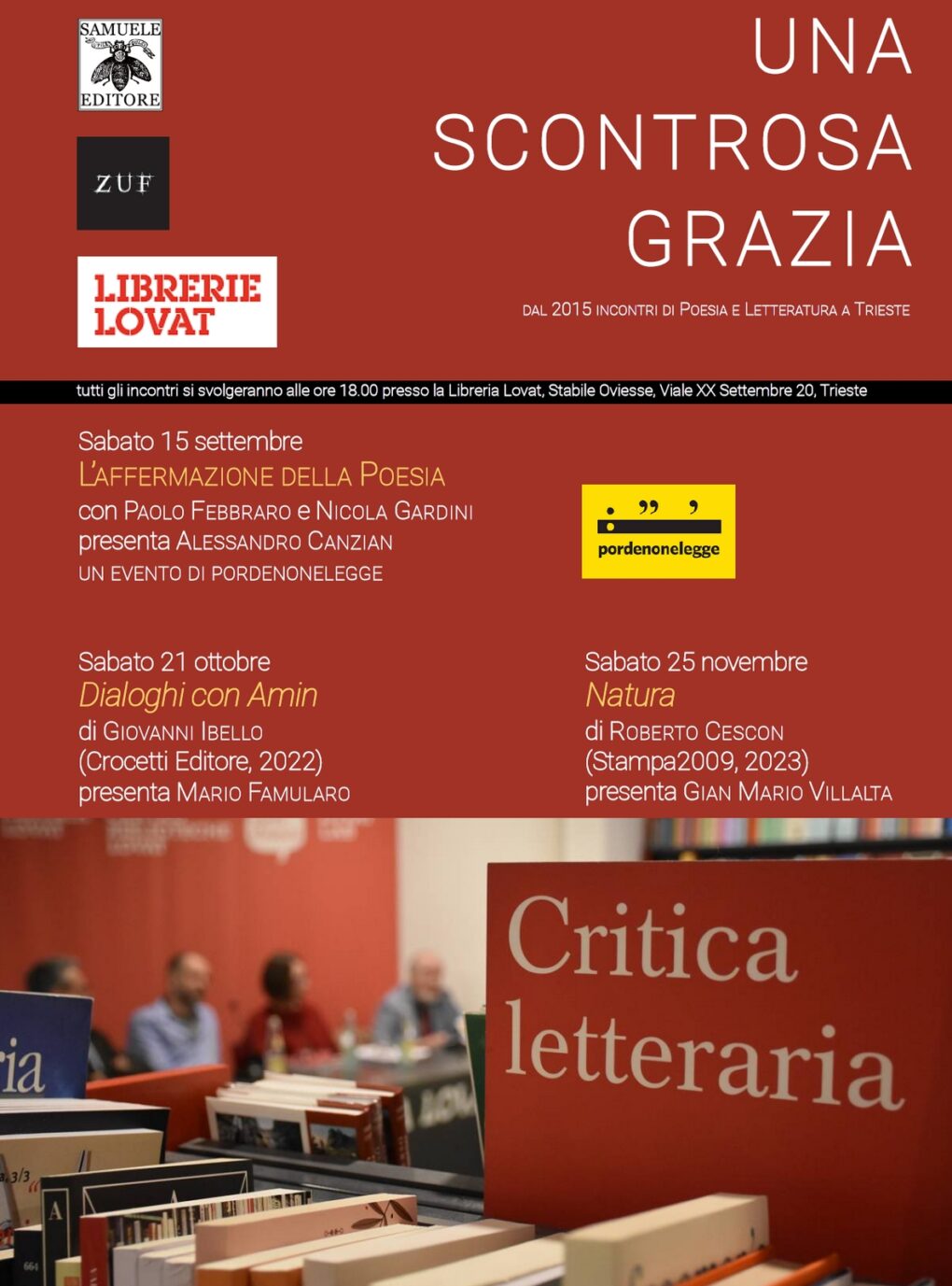 Scopri di più sull'articolo Una Scontrosa Grazia: settembre – novembre 2023