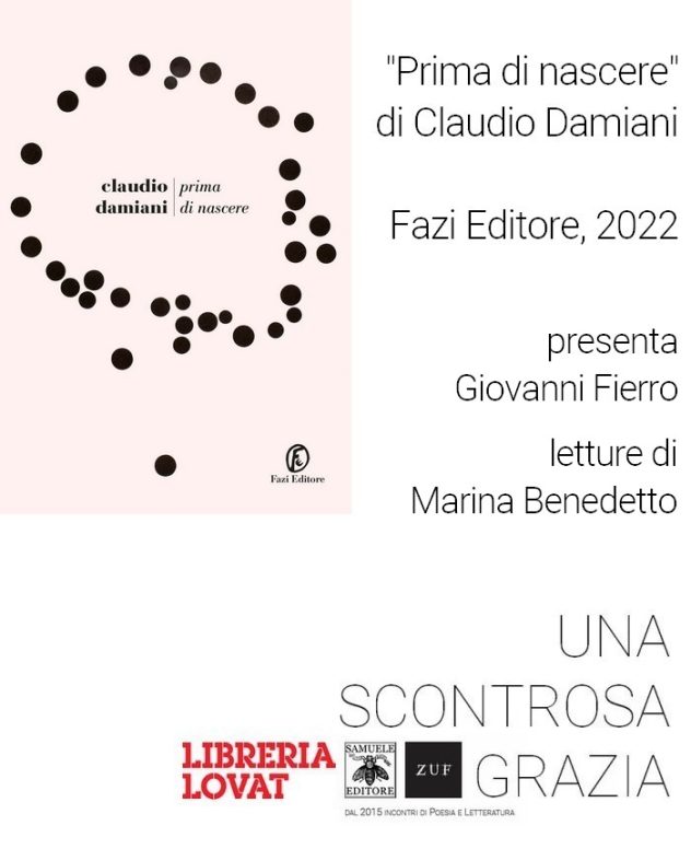 Scopri di più sull'articolo Una Scontrosa Grazia: Claudio Damiani