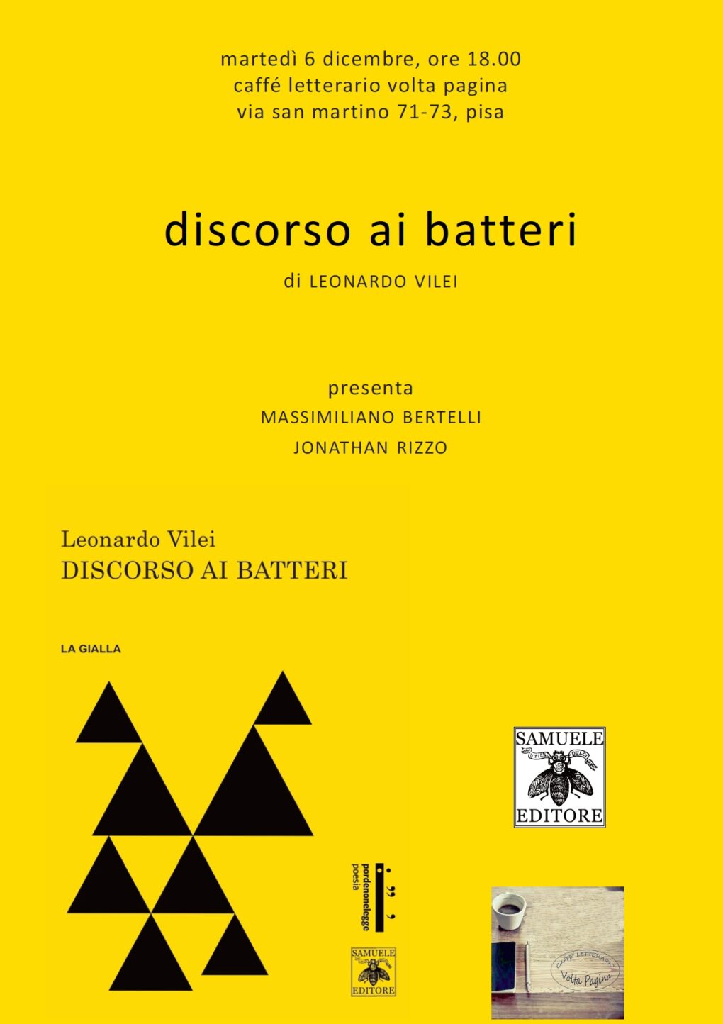 Scopri di più sull'articolo Discorso ai batteri a Pisa – 6 dicembre