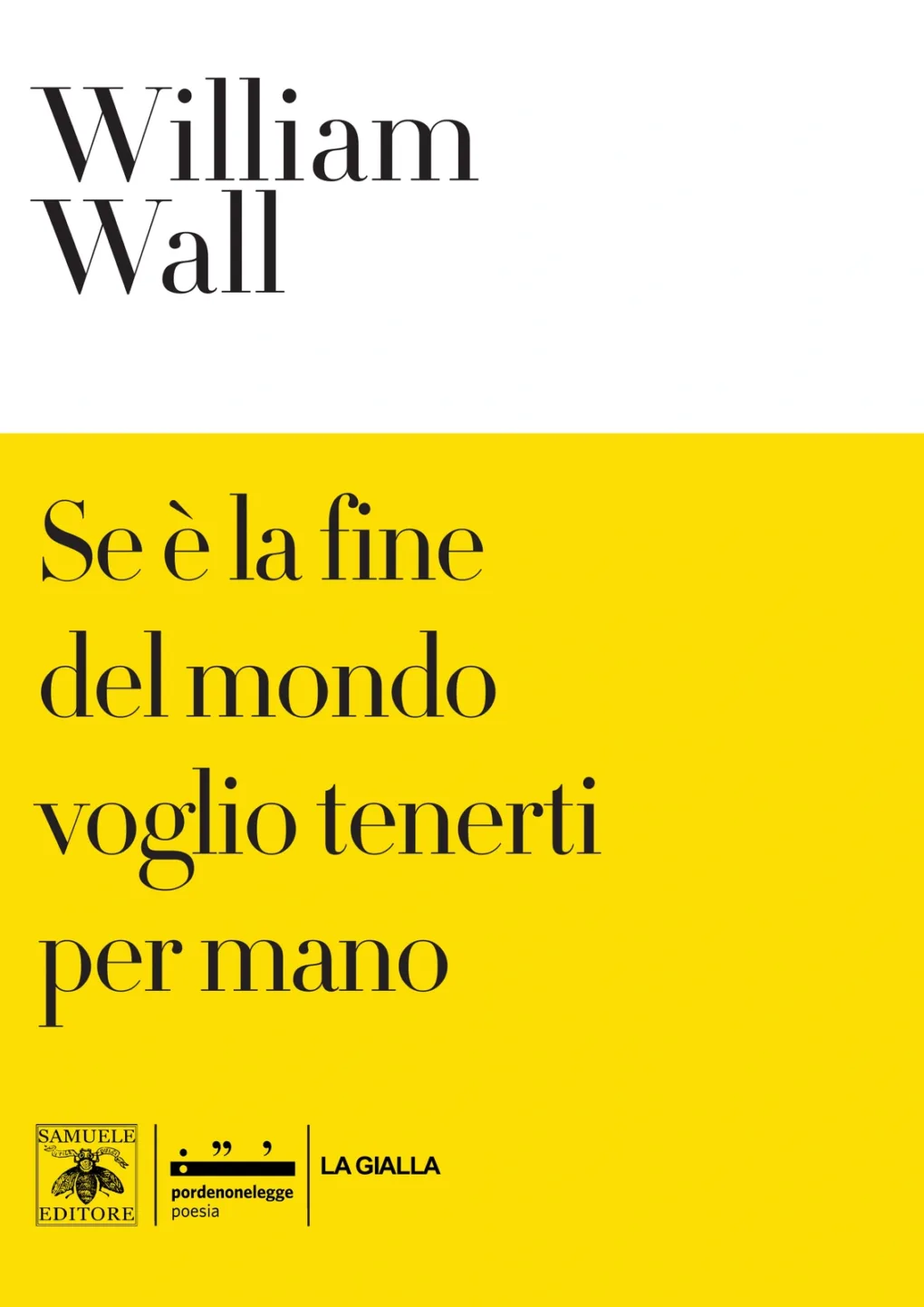 Scopri di più sull'articolo Se è la fine del mondo voglio tenerti per mano – William Wall